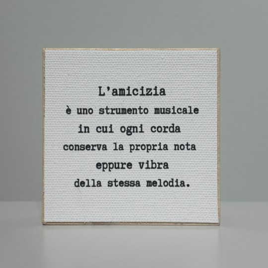 Piastrellina... L'amicizia è uno strumento musicale...