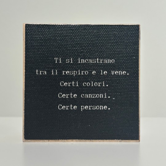 Piastrellina... Ti si incastrano tra il respiro e le vene... - 2/2