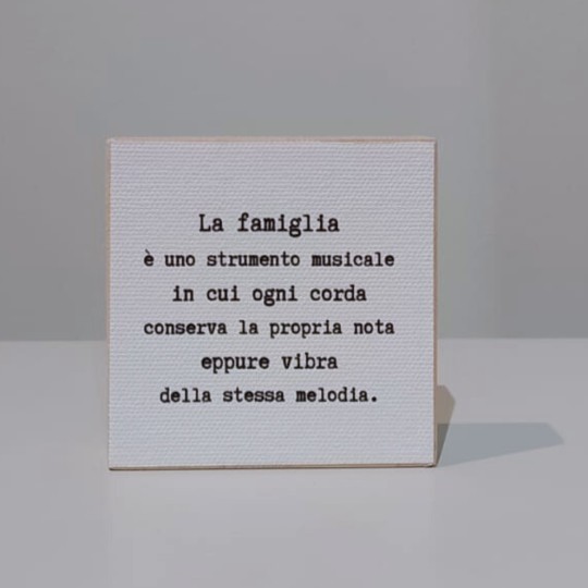 Piastrellina... La famiglia è uno strumento musicale...