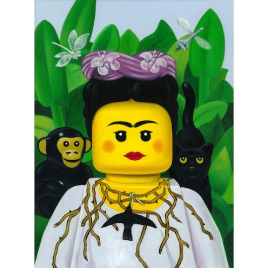 "Autoritratto con collana di spine" da Frida Kahlo